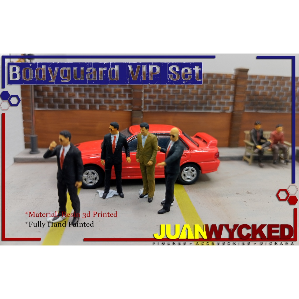 1:64 Celebrity Bodyguard Set - JuanWycked 3d