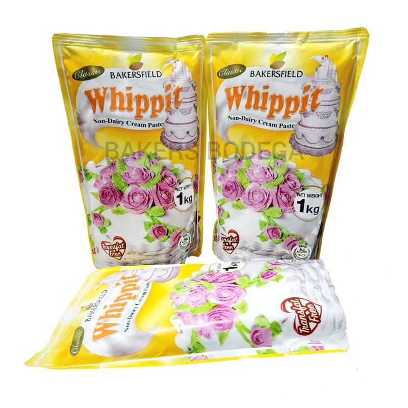 Whippit Plain 1kg Non Dairy Whipping Cream Paste Stable Whipped Topping