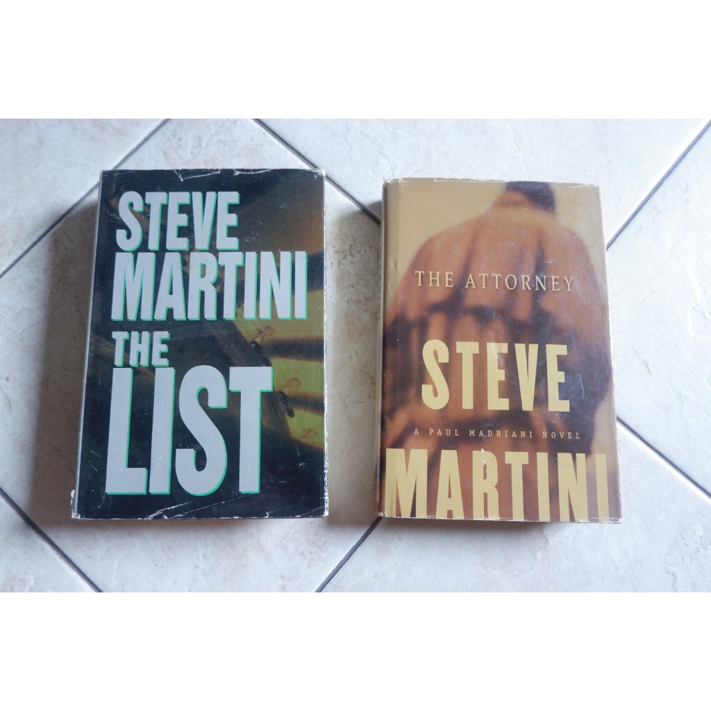 Steve Martini Books ~ The Attorney ~ The List [legal novel]