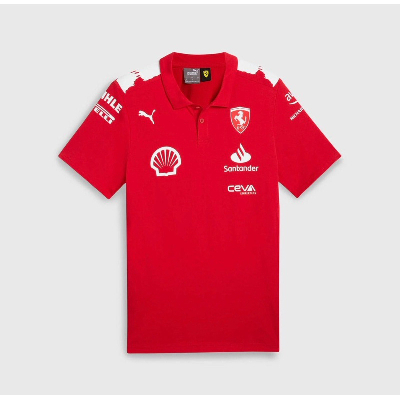 Scuderia Ferrari F1 Las Vegas GP Team Polo | RBN Racing Merchandise