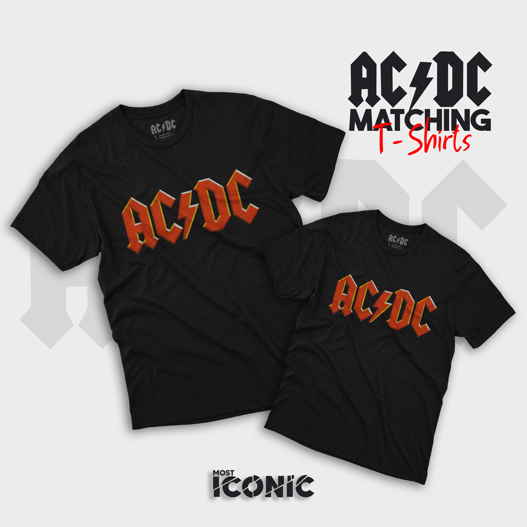 ACDC T-Shirt / Band Shirt Terno, Father, Mother, Son, Daughter Matching T-Shirt / Most Iconic / Kids