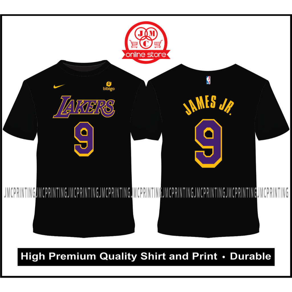 LA Lakers Bronny James 9 Jersey T-Shirt Premium Quality