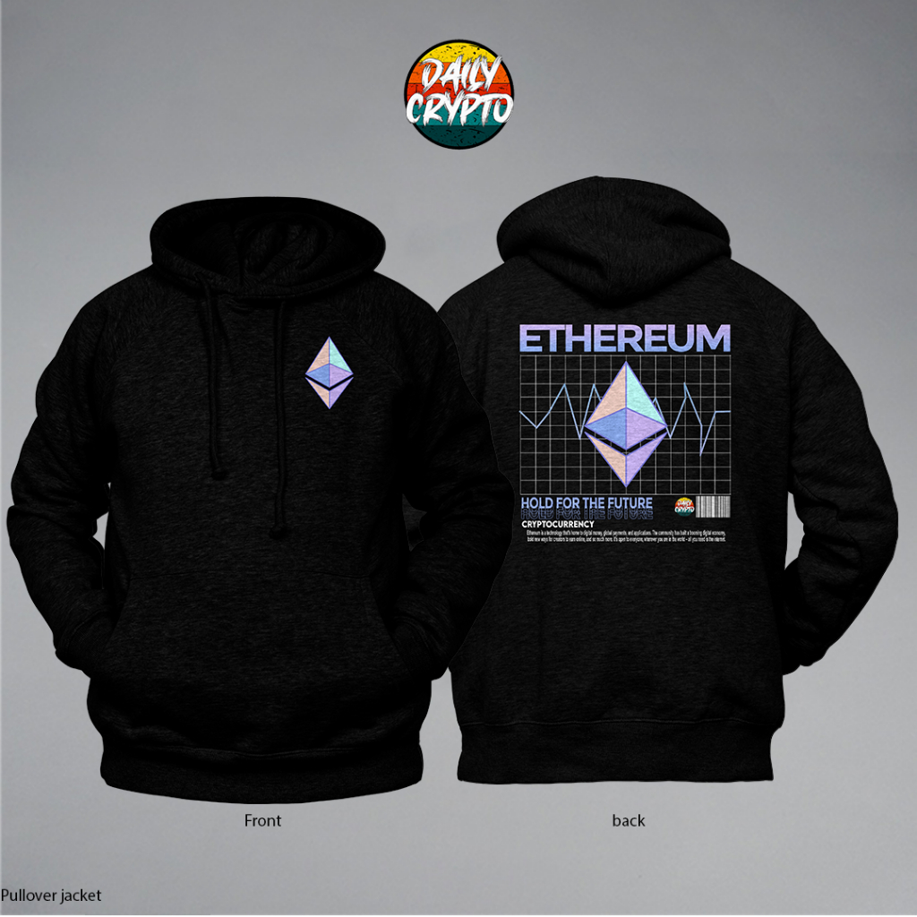 ETHERIUM HOODIE JACKET ETH PULLOVER SWEATER CRYPTO | CRYPTOCURRENCY | DAILYCRYPRO | STREETWEAR