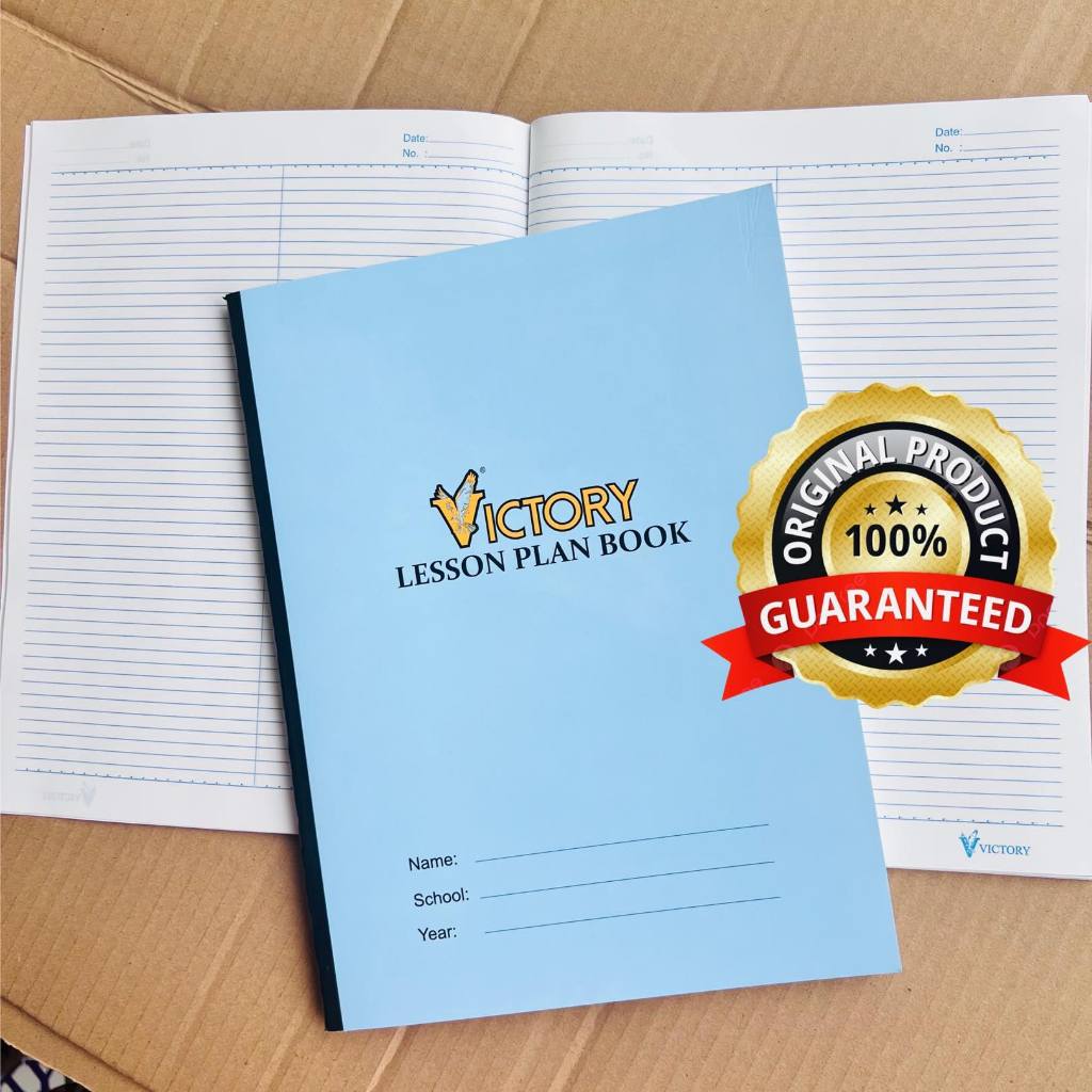 VICTORY LESSON PLAN BOOK 80 LEAVES 210mm x 280mm (SOLD PER PIECE)