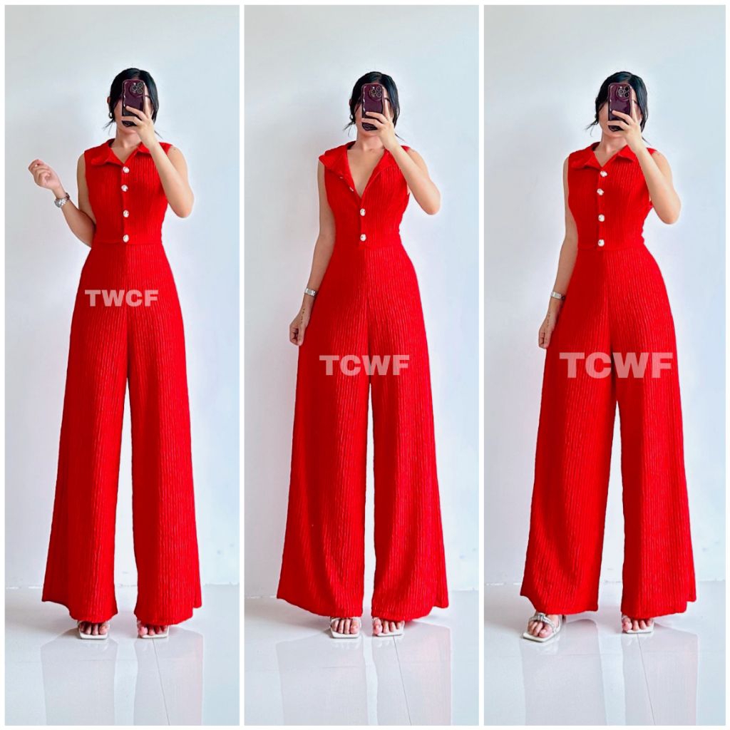 New Andrea working botton jumpsuit fit Small up to Large size
