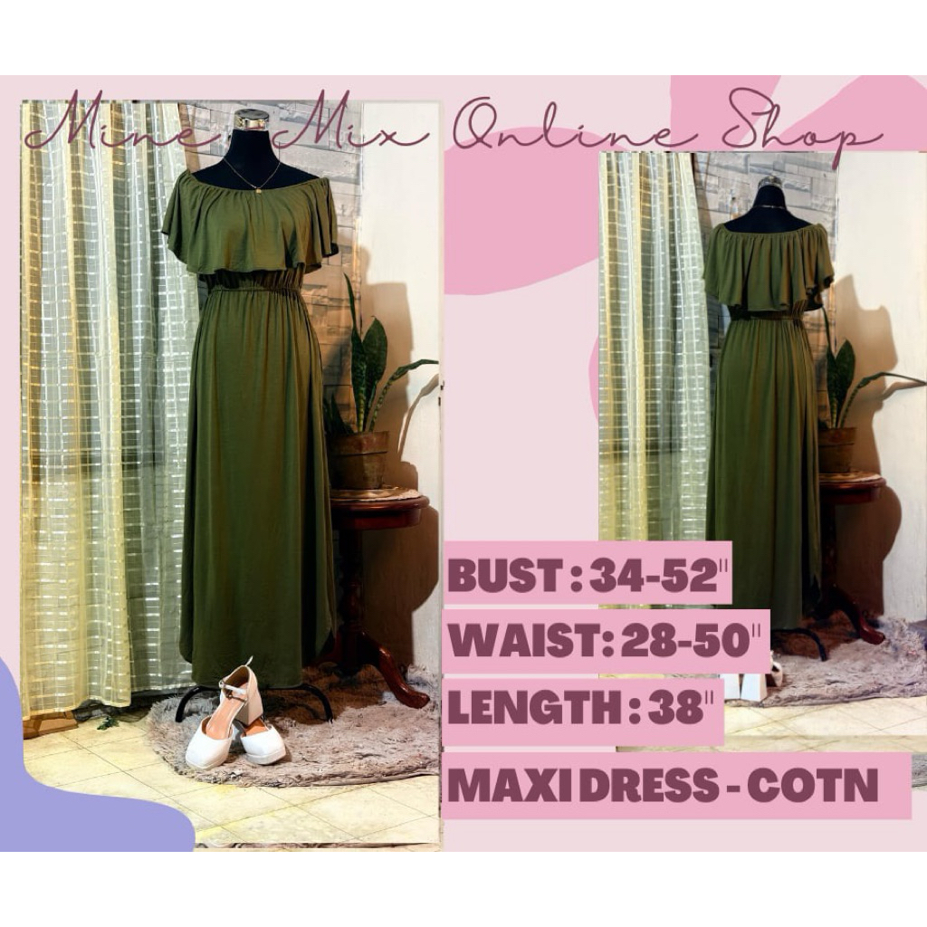 129 Army Green Cotton Jumpsuit