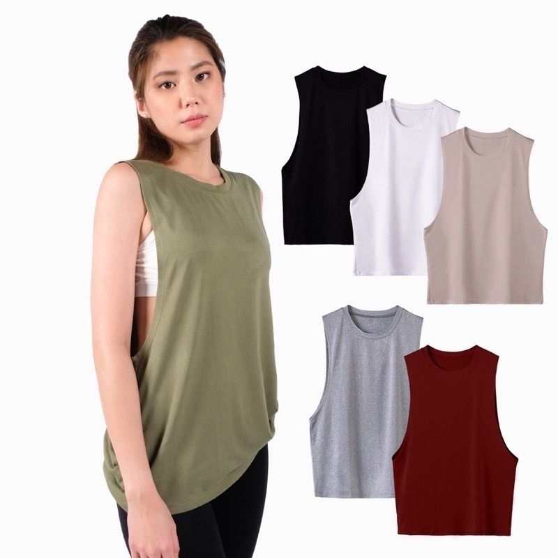 MUSCLE TEE SANDO FOR WOMEN OVERSIZE TEES SLEVELESS TANK TOP