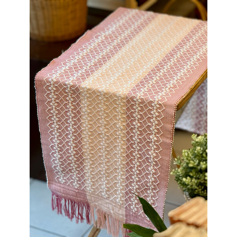 Pinilian handwoven table runner | textile | fabric | bed runner