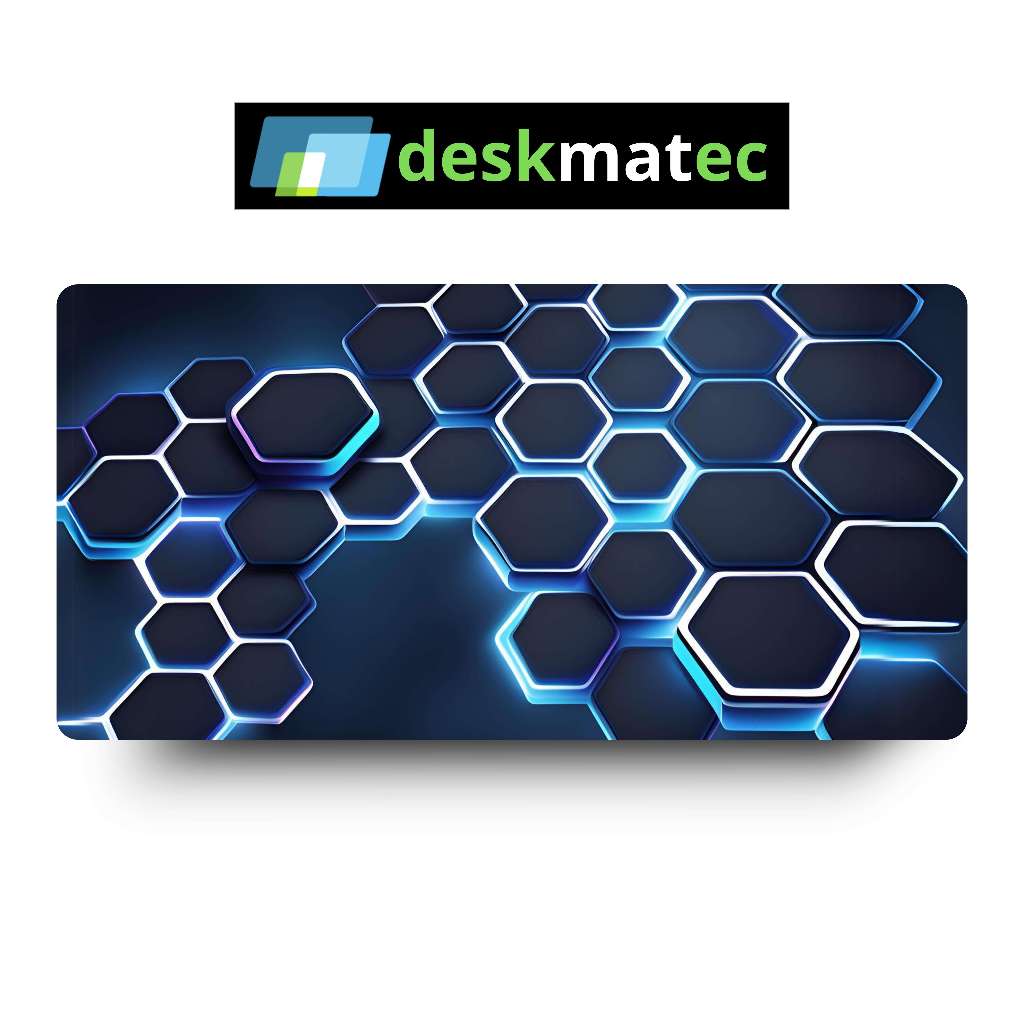 DESKMATEC Mouse Pad Neon Hex Tech