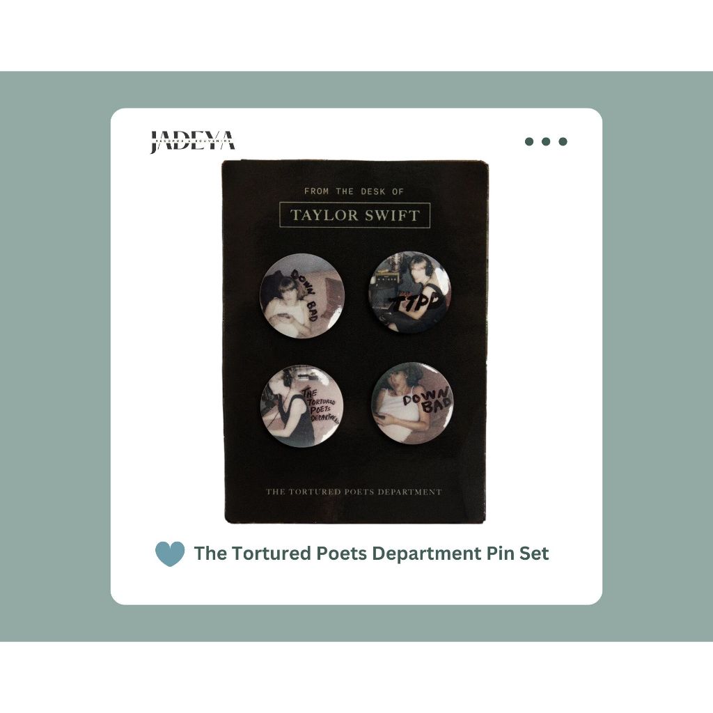 The Tortured Poets Department Pin Set | TTPD | Taylor Swift