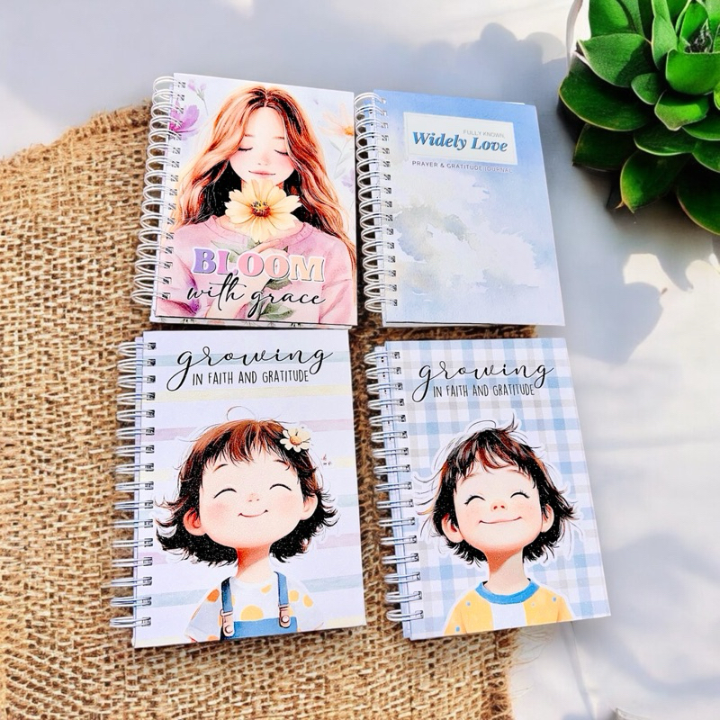 Gratitude prayer journal notebook for kids and teens