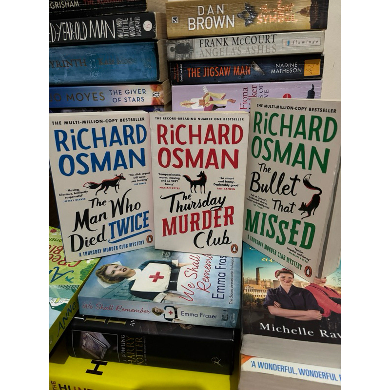 The Thursday Murder Club by Richard Osman | Bestseller | Preloved paperback Mystery, Crime Fiction