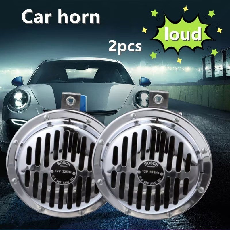 Car Disc Pot Horn 12V 430Hz Super Loud High Horn With 12V 320Hz Super Loud Low Horn Horn Kereta