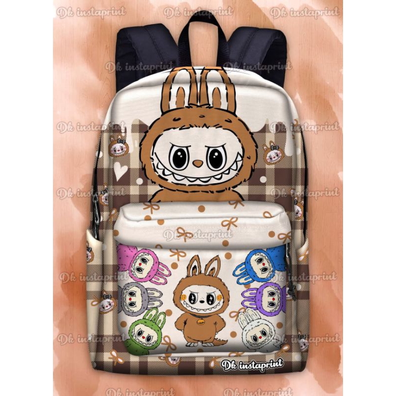 school backpack Labubu design kids bag