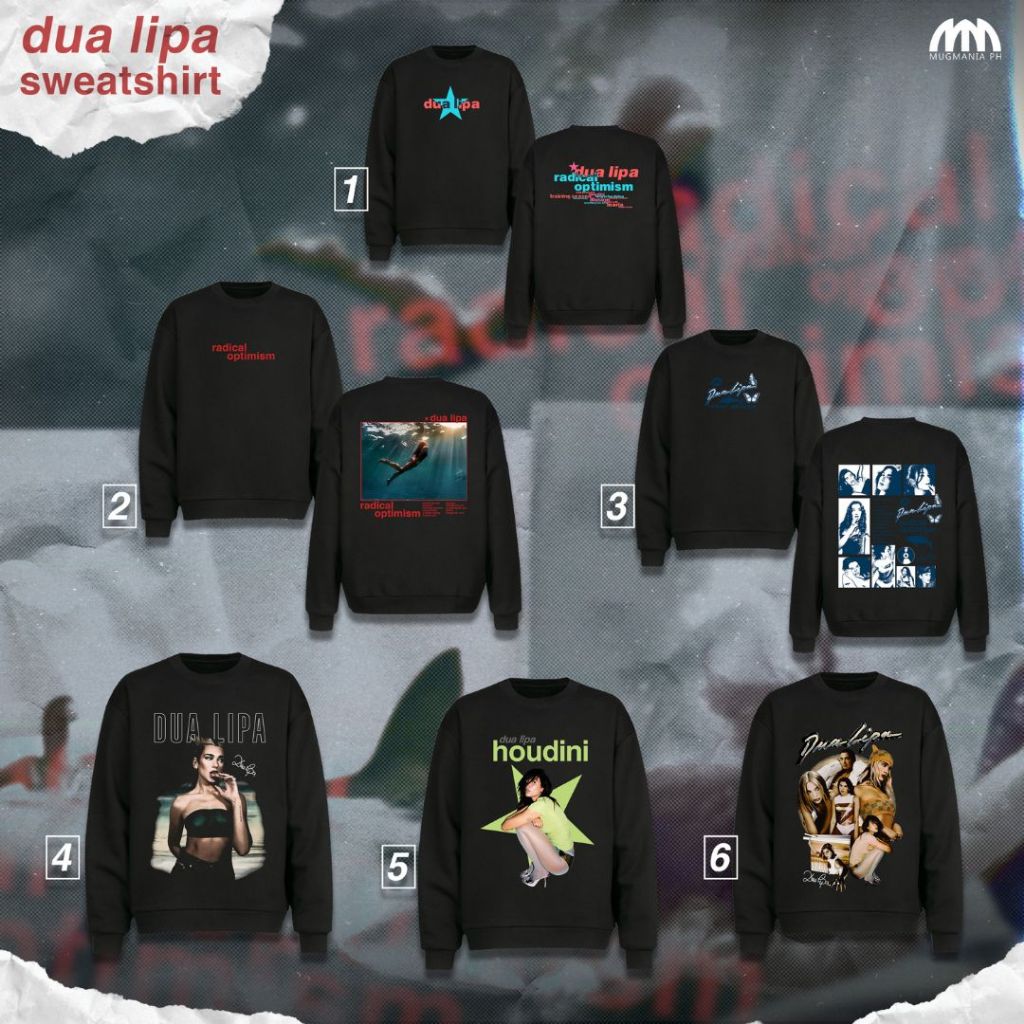 DUA LIPA Merch - Mugmania - Radical Optimism Sweatshirt - Longsleeves