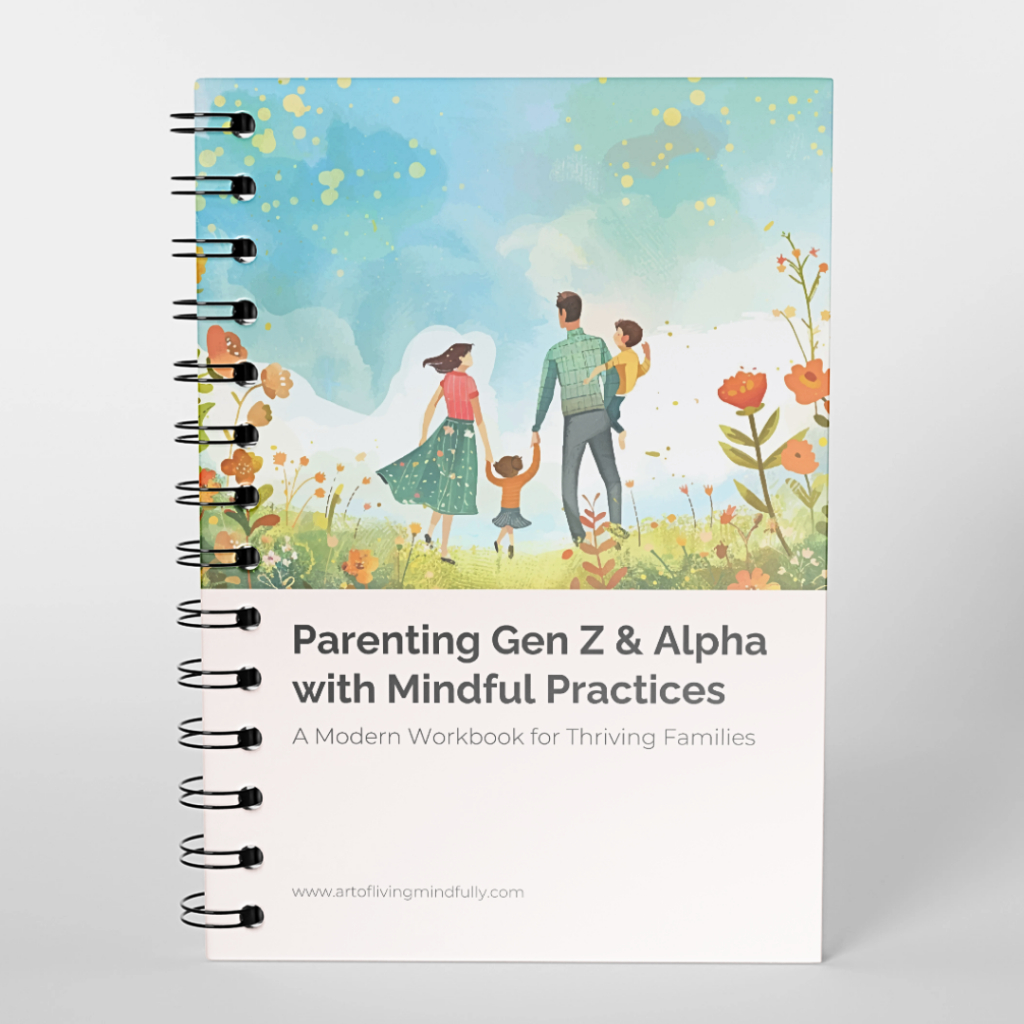Parenting Gen Z & Alpha with Mindful Practices: Workbook for Families, Journal, Guide, Mom Gift