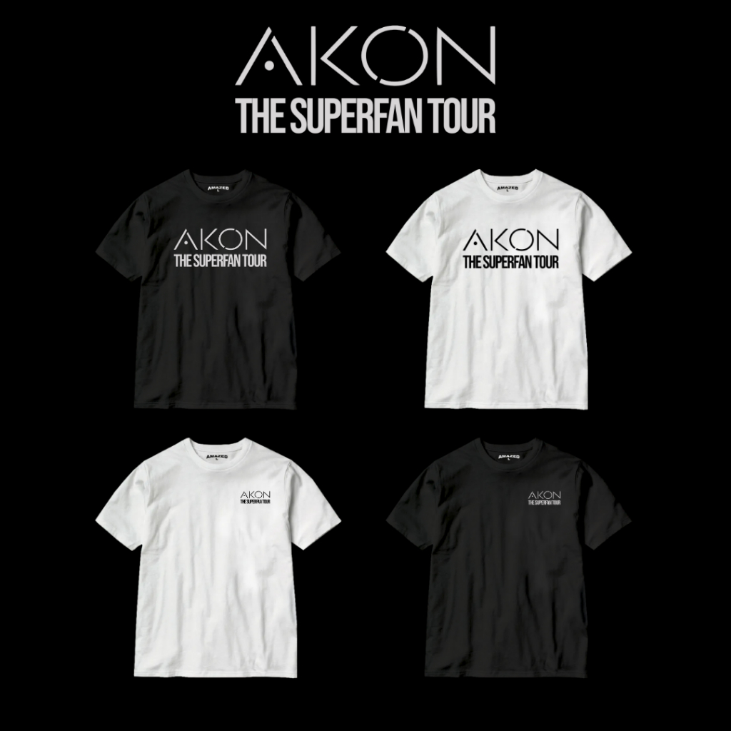 Akon Shirt The Superfan Tour T-shirt | Amazedph