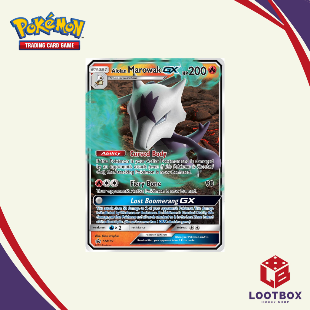 Pokemon Card Game: Alolan Marowak GX - Sun and Moon Promos