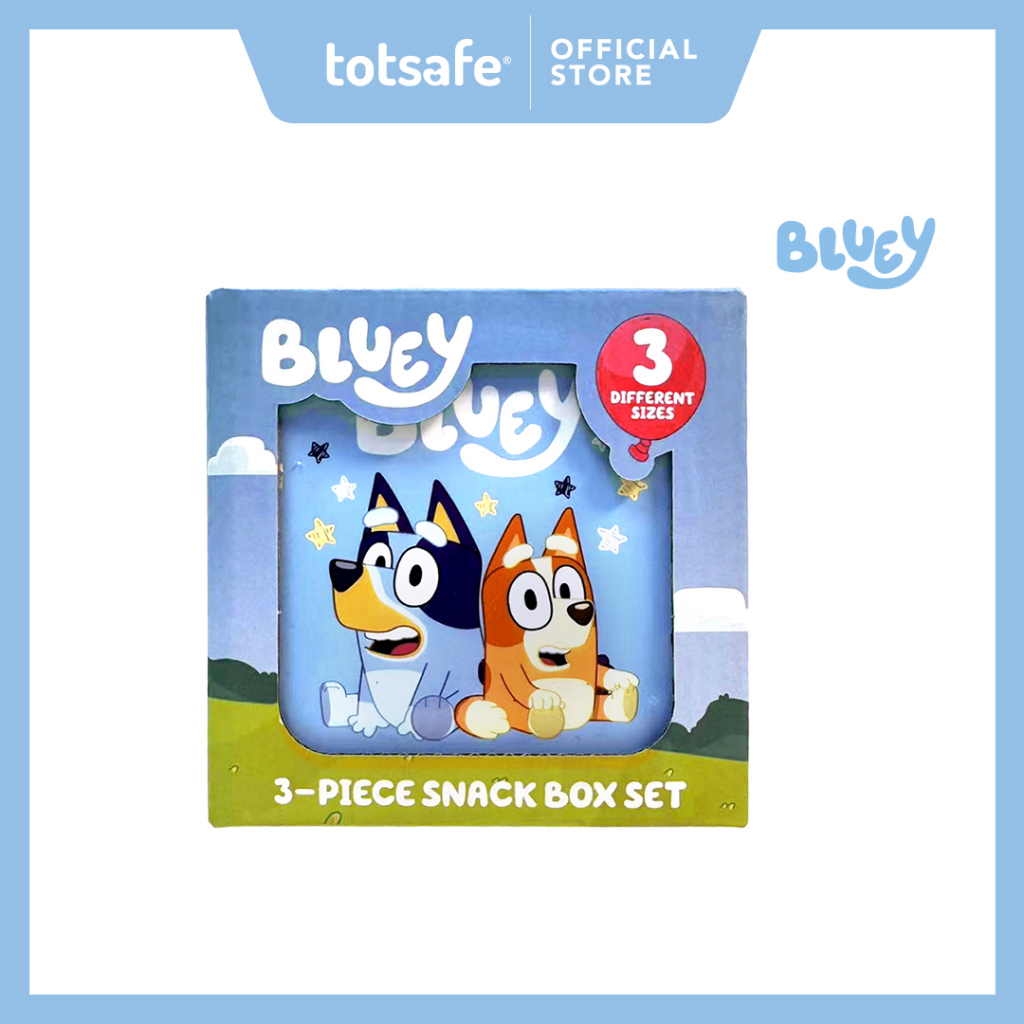 Totsafe Bluey 3-pc Snack Box Set - Adventure Gear