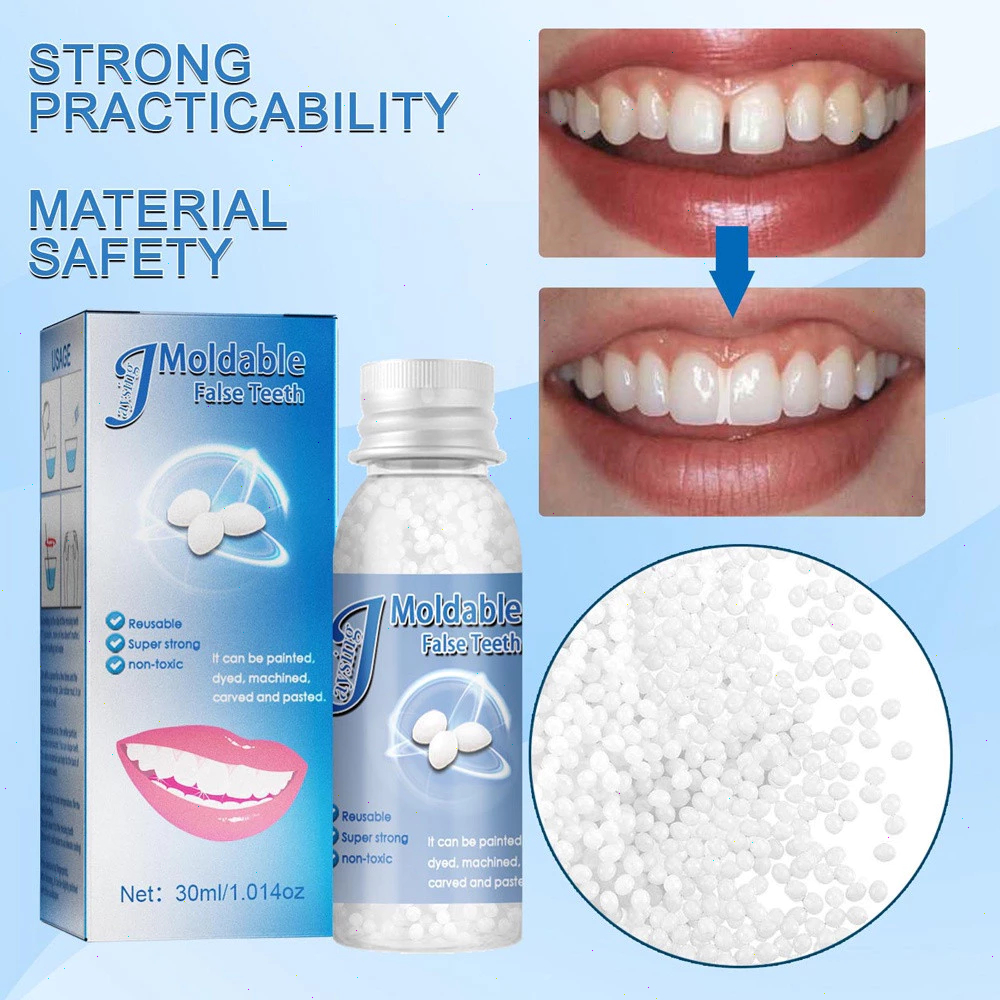 30ML Temporary Tooth Repair Kit Teeth and Gaps Moldable Falseteeth Solid