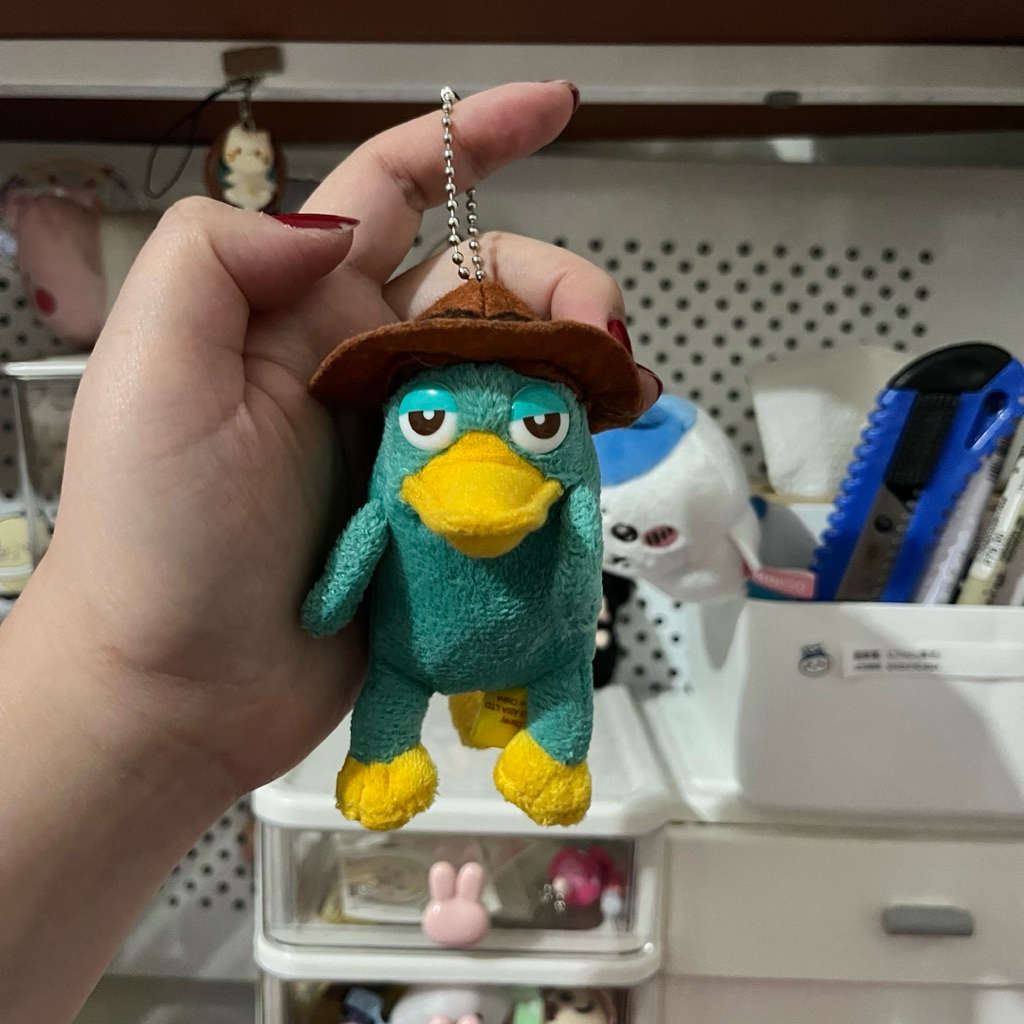 CP16 - Phineas and Ferb Perry the Platypus Plush Charm Toy
