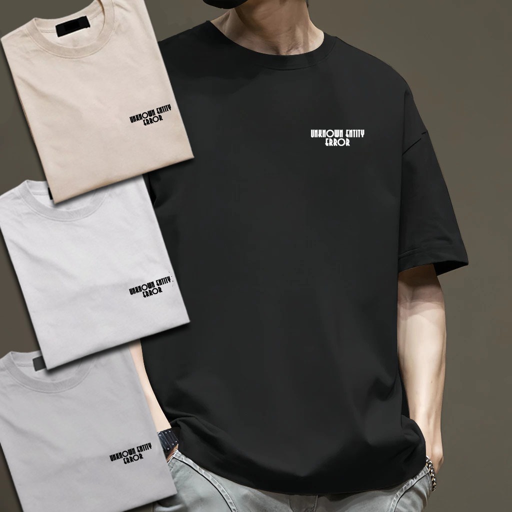 Unisex Casual Tee – UNKNOWN ENTITY ERROR Minimal Tech Graphic T-Shirt