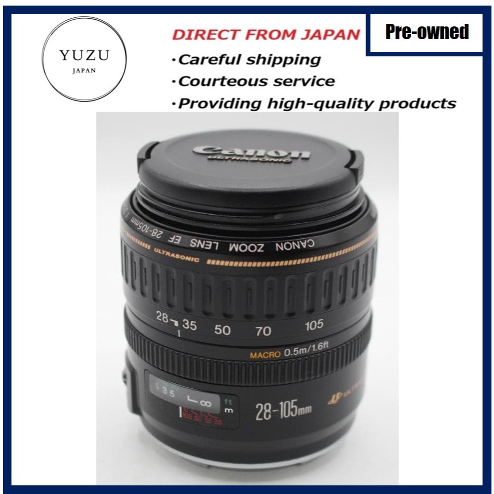 Pre-owned Product Canon EF 28-105mm F3.5-4.5 USM Zoom Lens - Silent & Fast AF for Full-Frame & APS-C DSLRs, Excellent Condition, Versatile Walk-Around From Japan