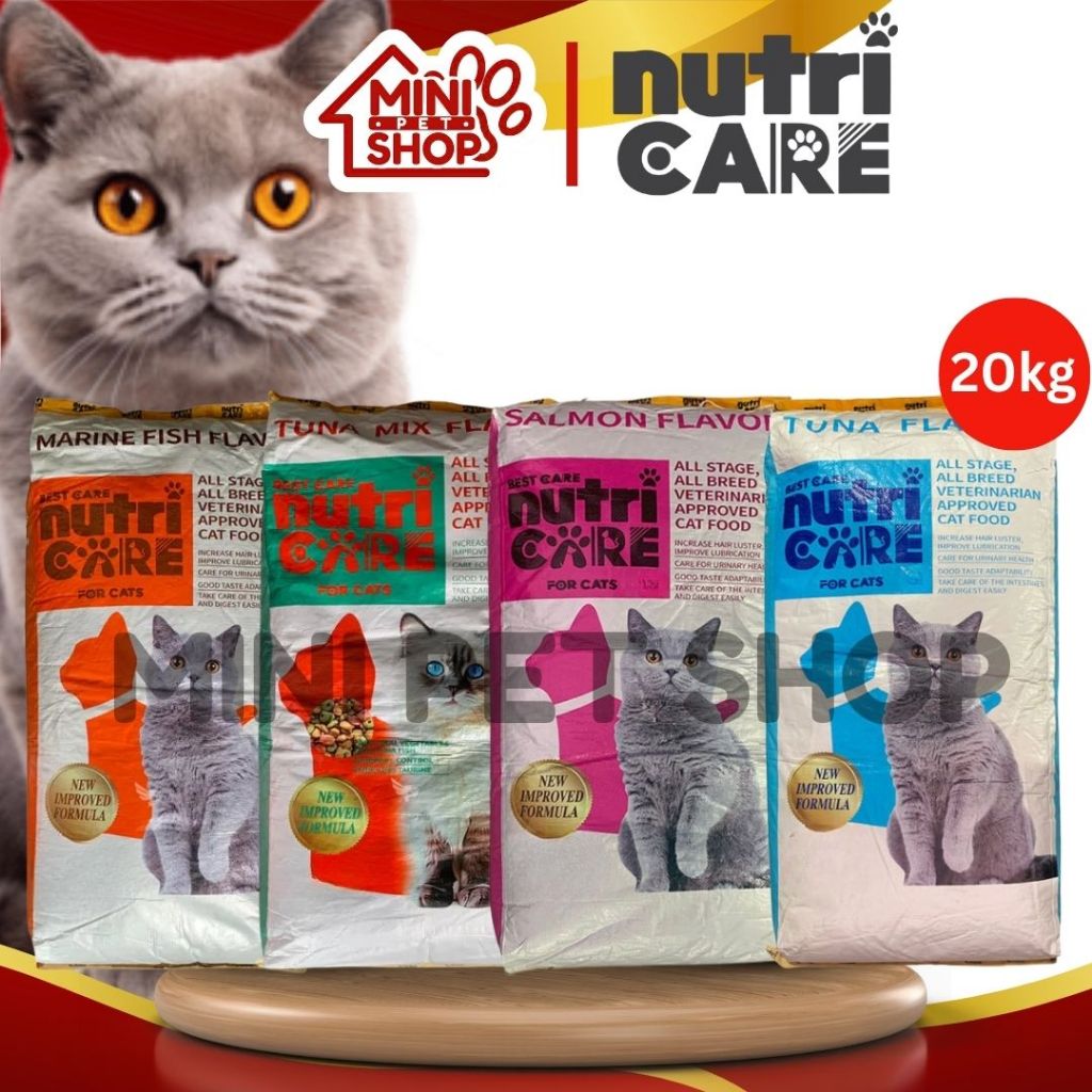 20kg Nutricare All Stages Adult Kitten Cat Cats Dry Food Pet Better Digestive Stability