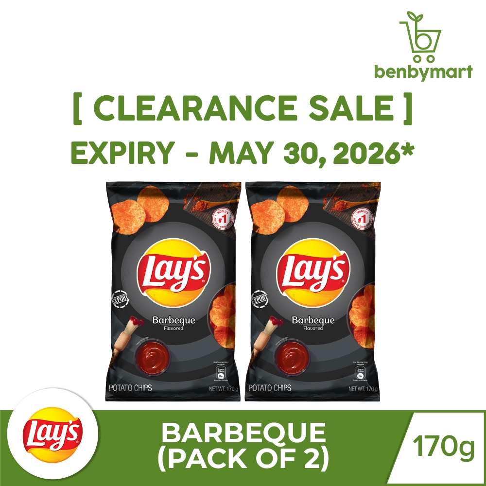 Lay's Barbecue (BBQ) 170g (Set of 2) – Expiry May 30, 2026