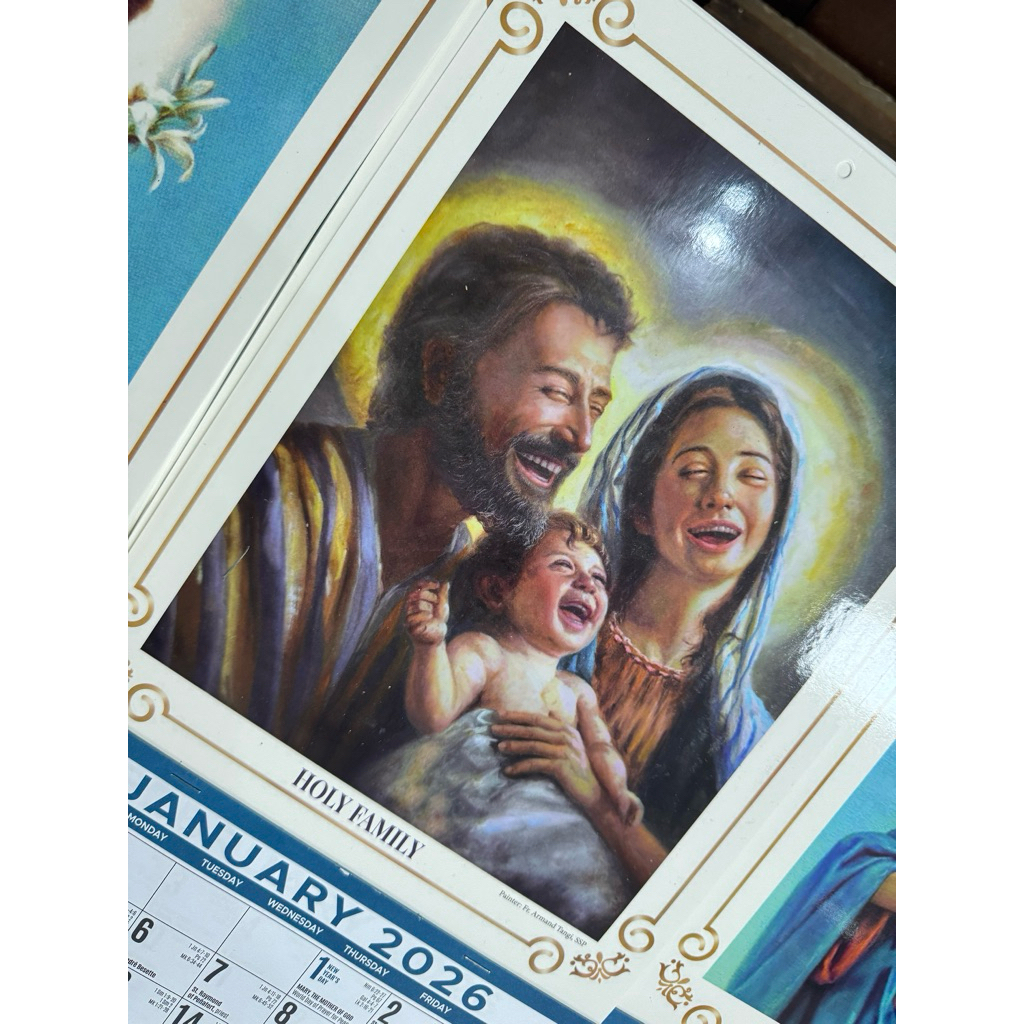 2026 Calendar - 2026 Kalendaryo - Religious Image