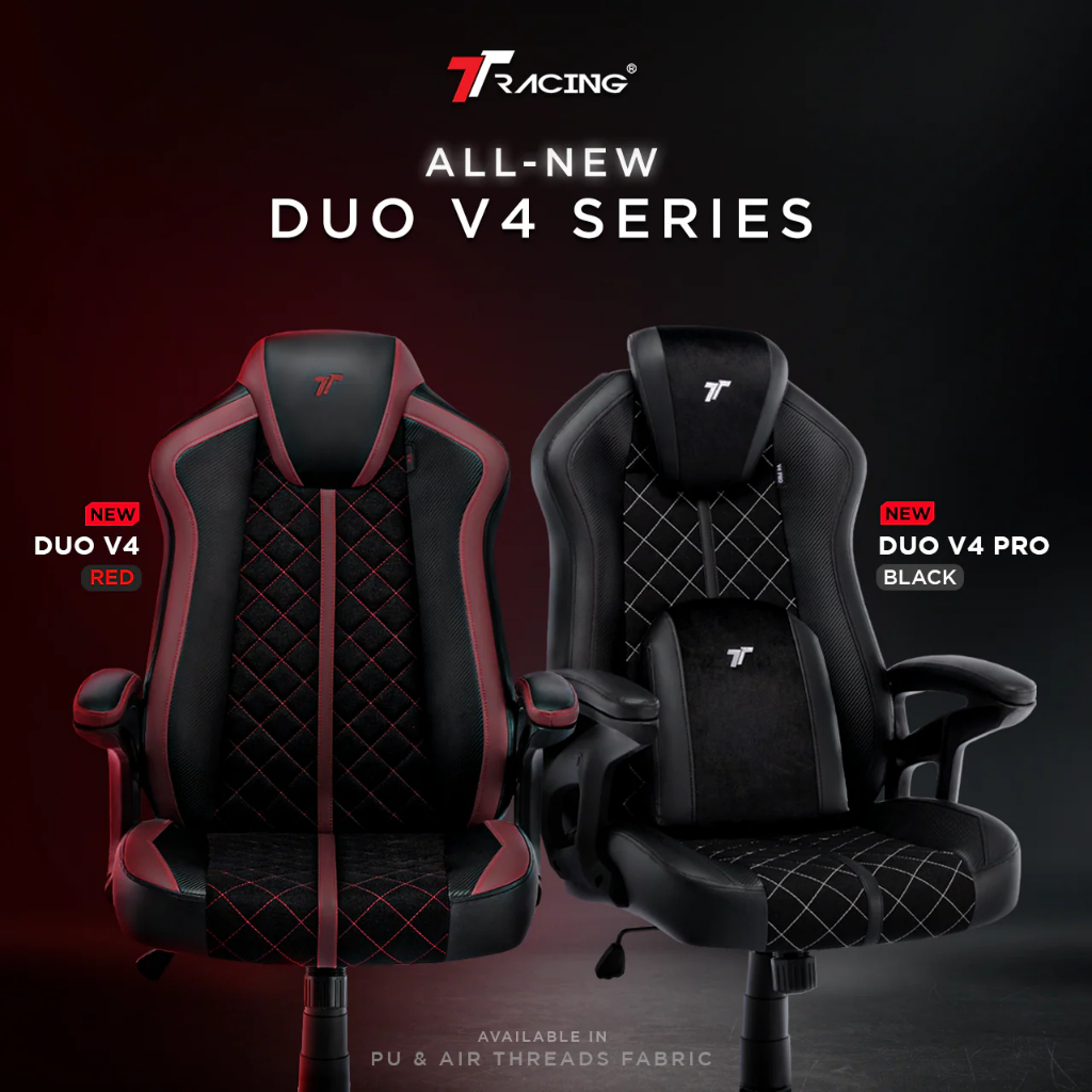 TTRacing Duo V3 Duo V4 Pro Gaming Chair Ergonomic Home Office Chair - 2 Years Official Warranty