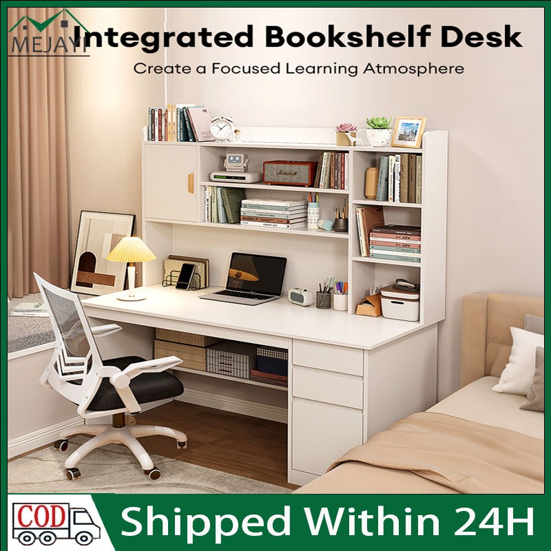 Book Desk Computer Desk Desktop Home Writing Simple Modern Small Bookshelf Bedroom Table