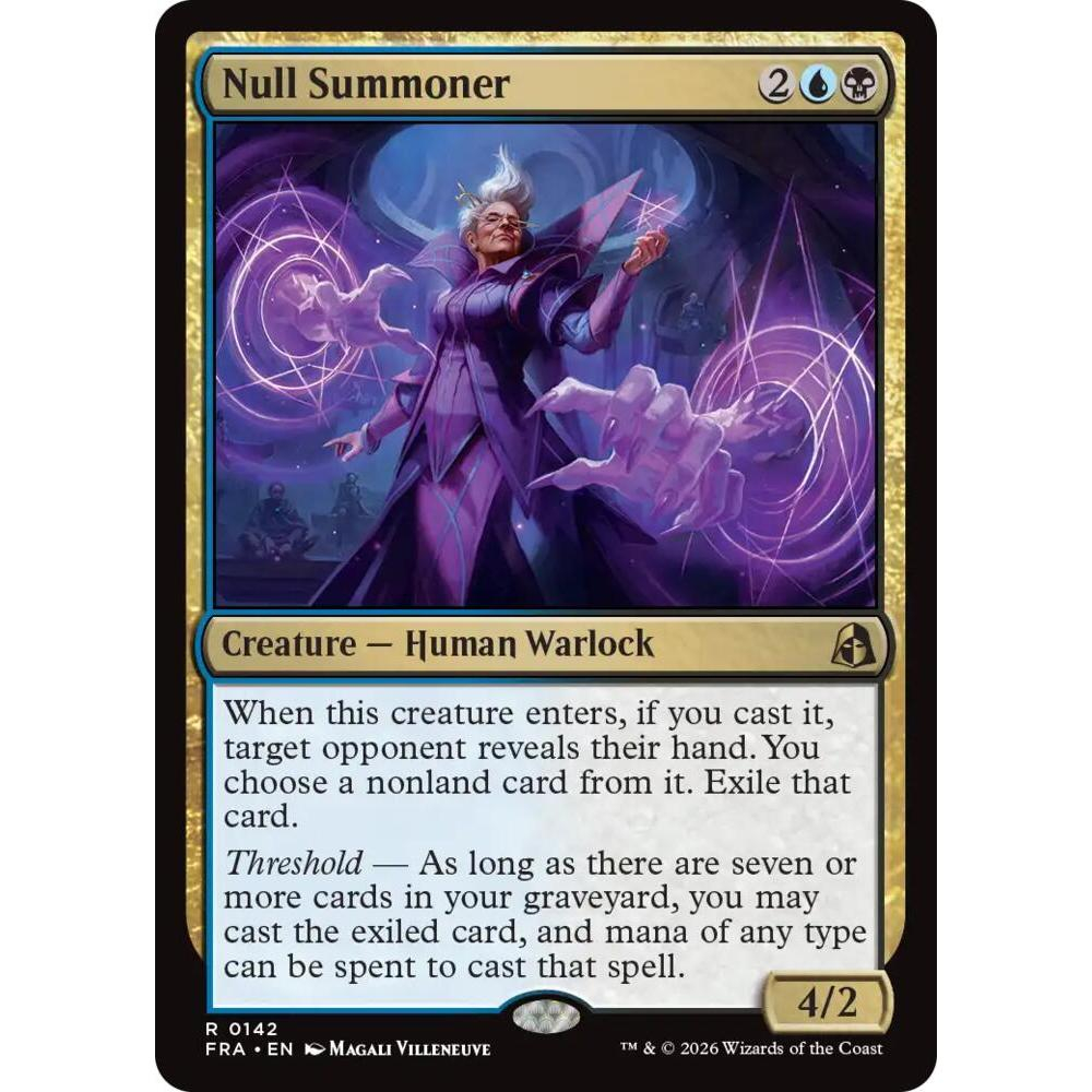 Null Summoner Reality Fracture Magic the Gathering TCG Trading Card Game