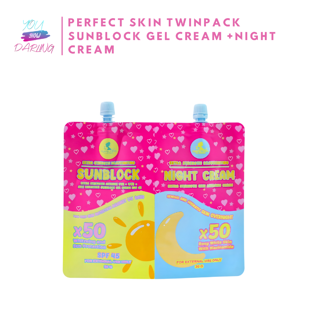 Authentic Perfect Skin Twinpack Sunblock and Night Cream