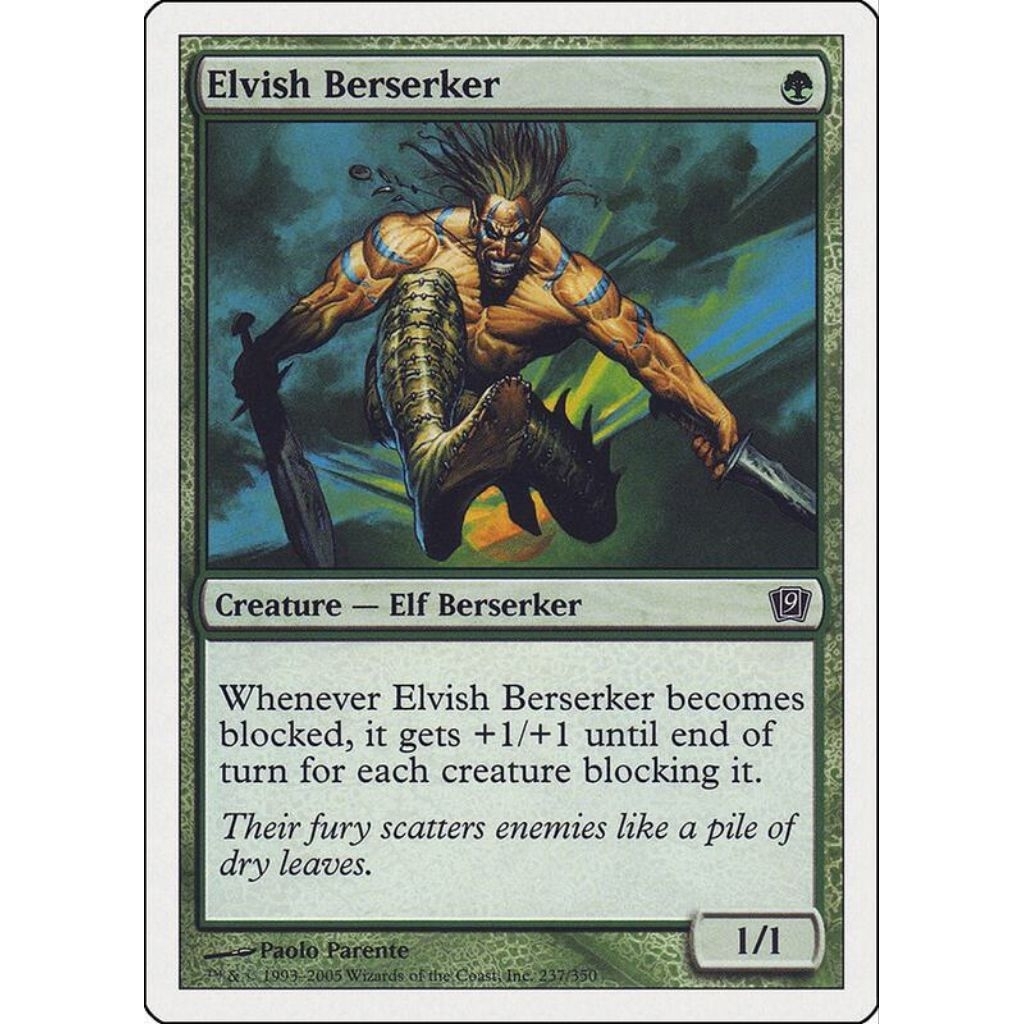 G - Elvish Berserker [9ED] [MTG]