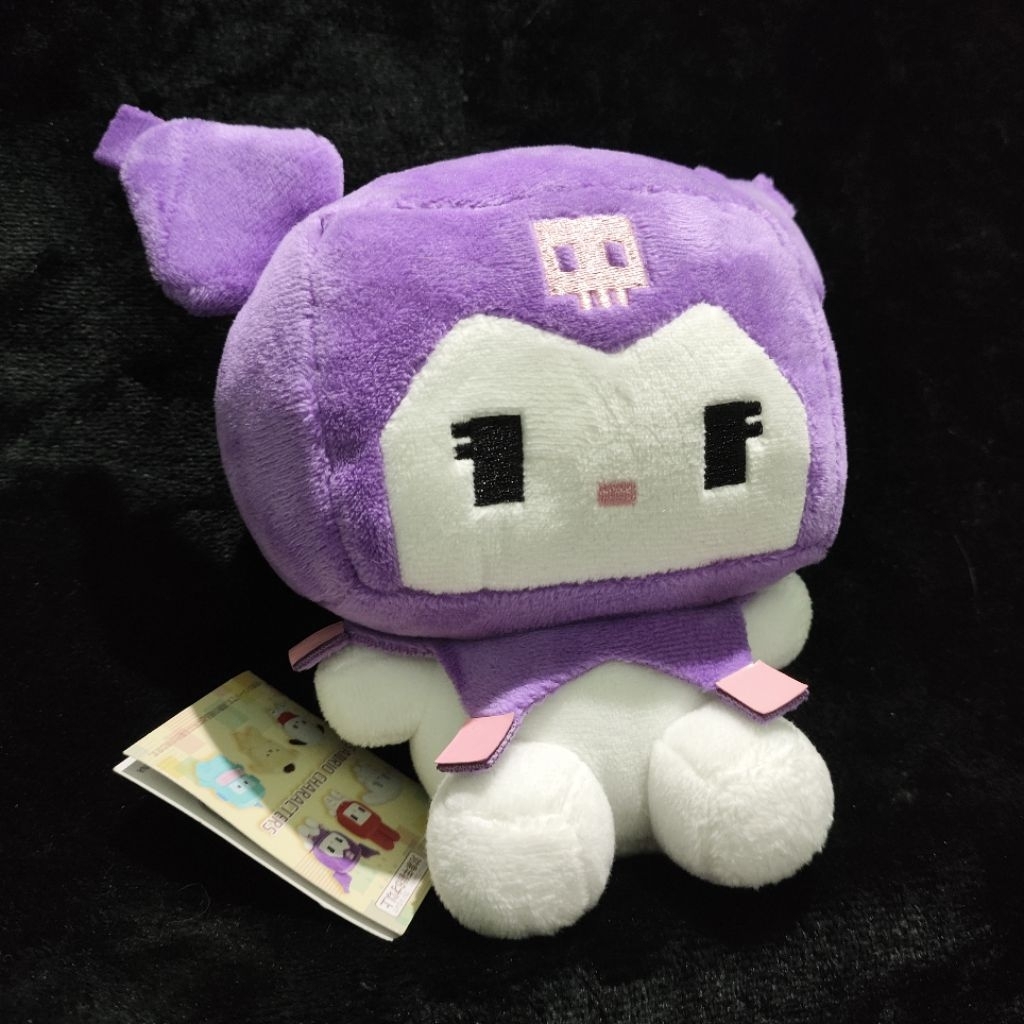 Furyu x Sanrio Characters Kyubifuwa Cube Series - Kuromi Plush Toy