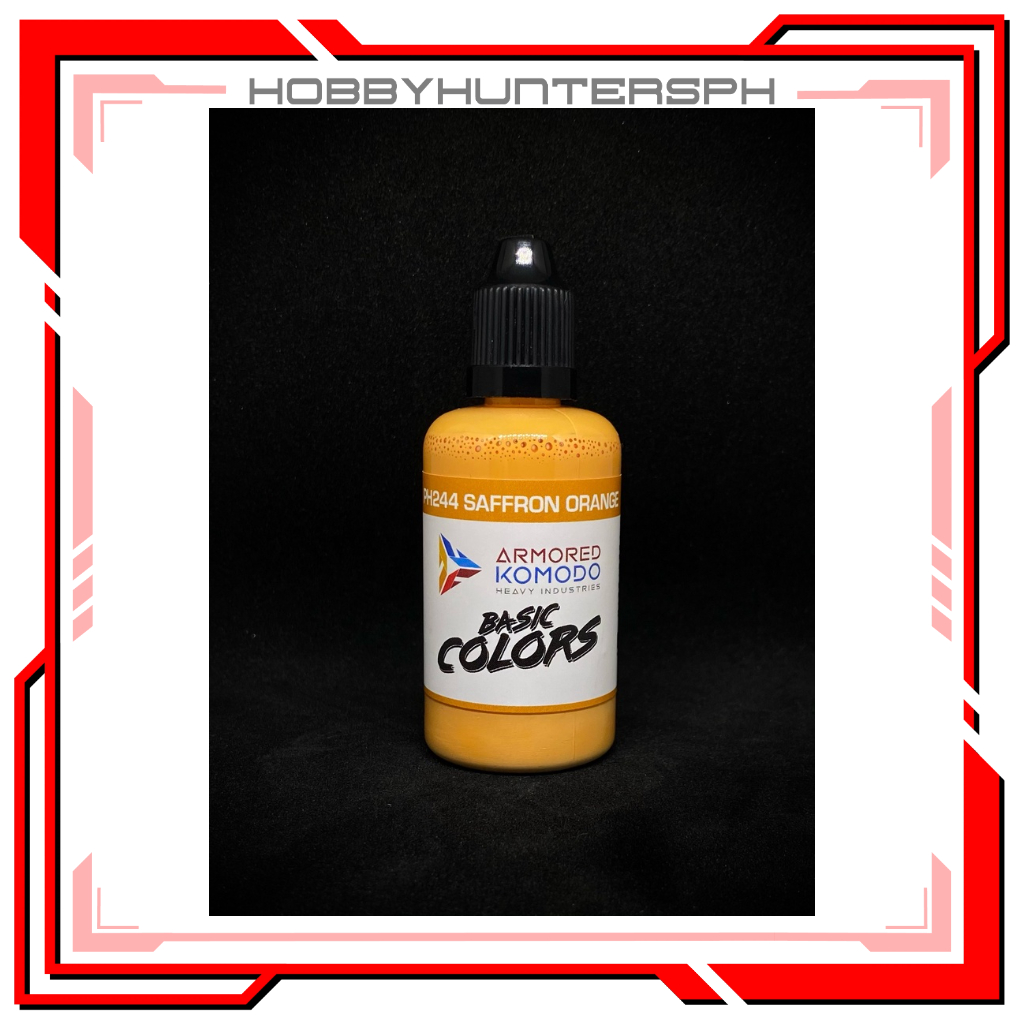 ArKom PH244 Saffron Orange Basic Airbrush Hobby Paint Armored Komodo