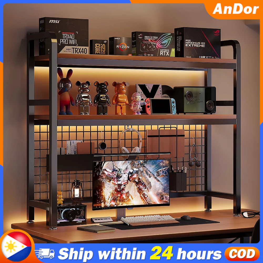 Multi-layer Finishing Rack Computer Storage shelf Desktop Rack Tabletop Organiser Book shelf rak buku bertingkat rak buku rak kasut bertingkat