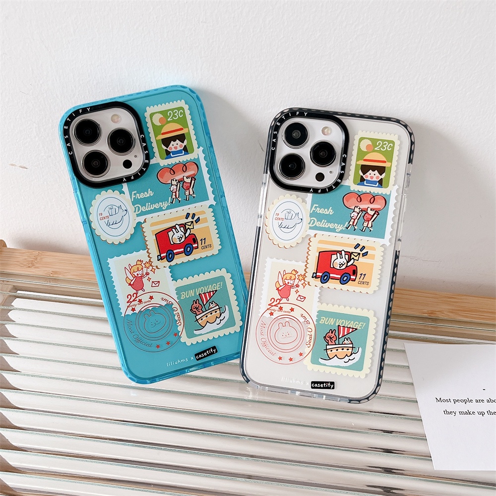 Casetify jointly Cartoon stamp artist Transparent Fashion Brand ...