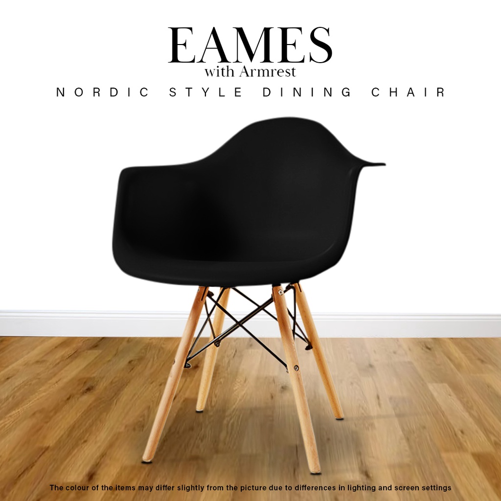 READY STOCK Eames Dining Chair/Cafe Chair/ Kerusi Makan