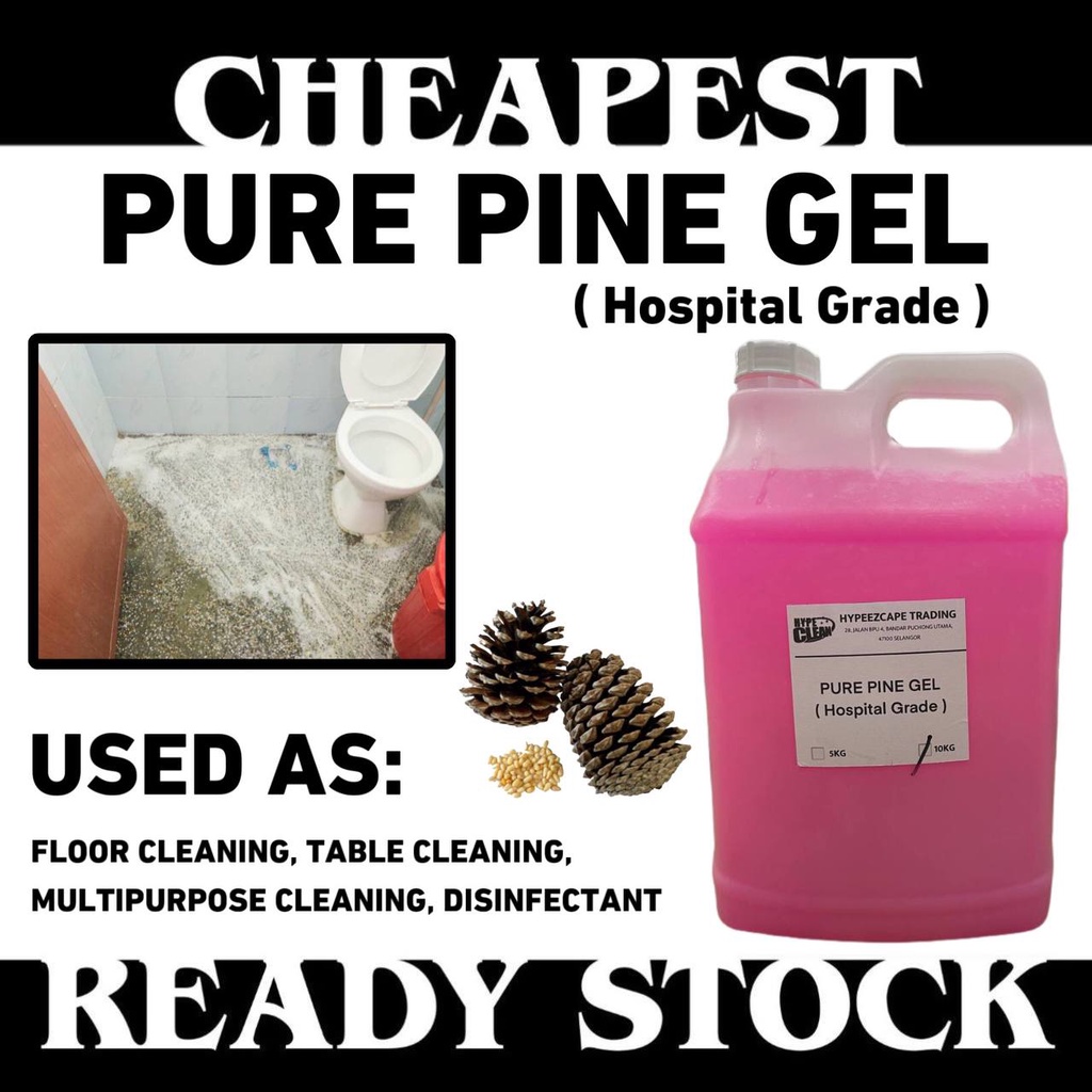 [10 LITERS] PURE PINE ANTIBACTERIAL DISINFECTANT HOSPITAL GRADE / SABUN