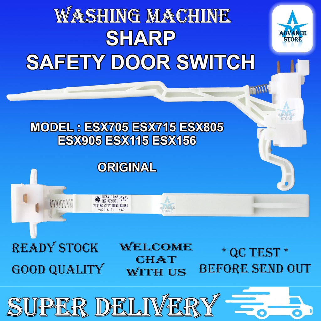 ESX705 ESX715 ESX805 ESX905 ESX115 ESX156 Washing Machine Safety Door