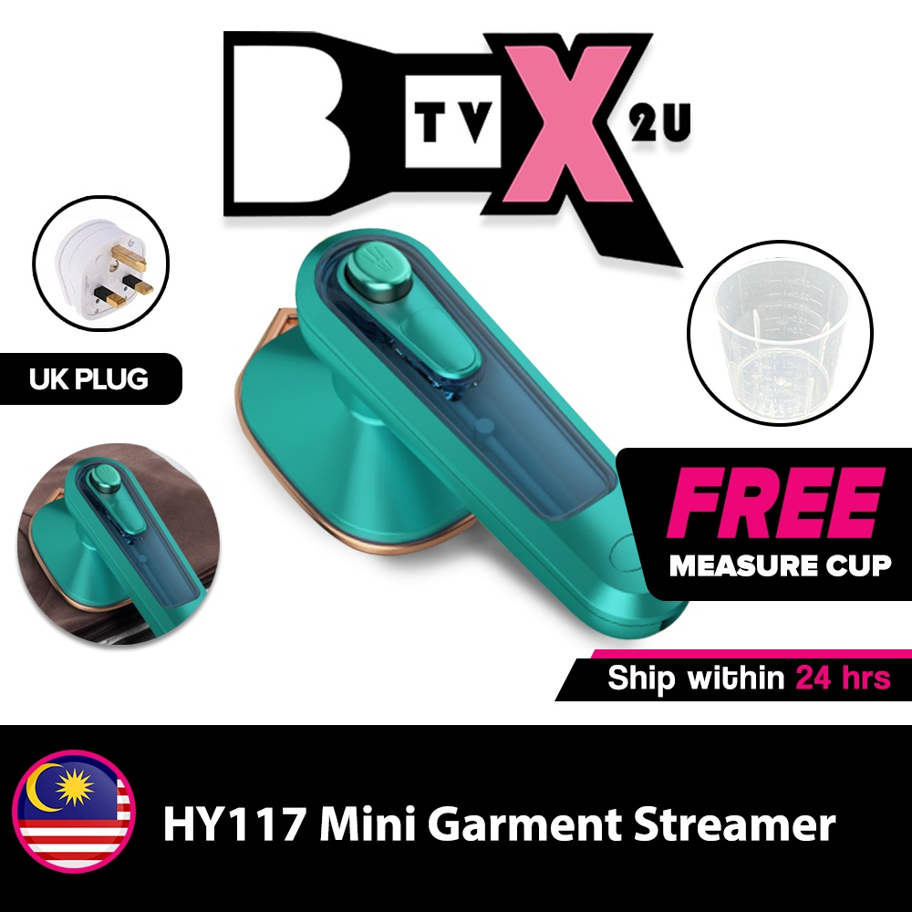 Portable Steam Iron Travelling Mini Garment Streamer Handheld Hanging