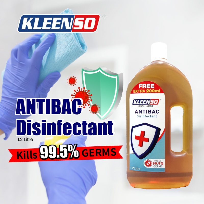 Kleenso 99.9 Kills Germs Antiseptic Disinfectant Alcohol Anti Bacteria