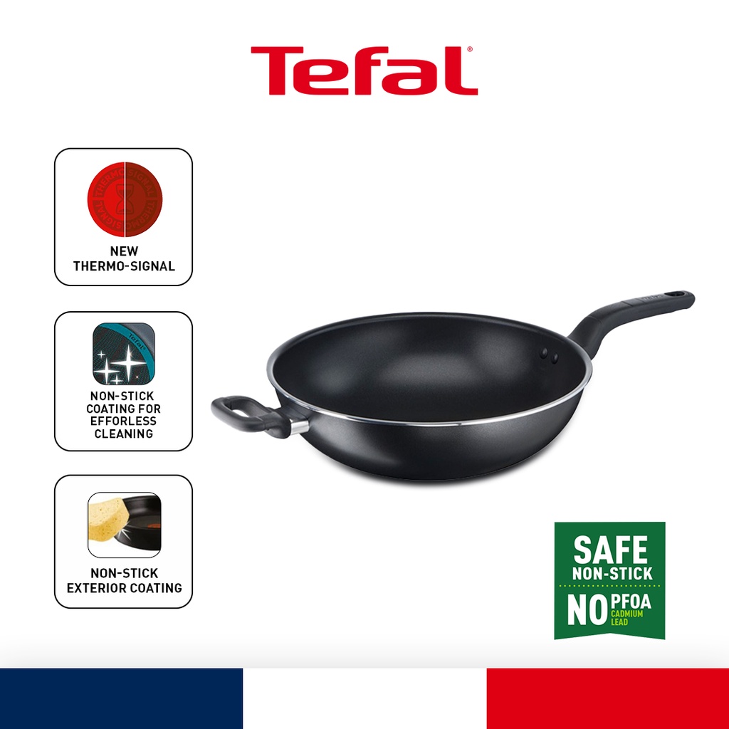 Tefal Cook Easy Wokpan (32cm) B5038995 (Non Stick Cookware Set/Pot and Pan) | Shopee