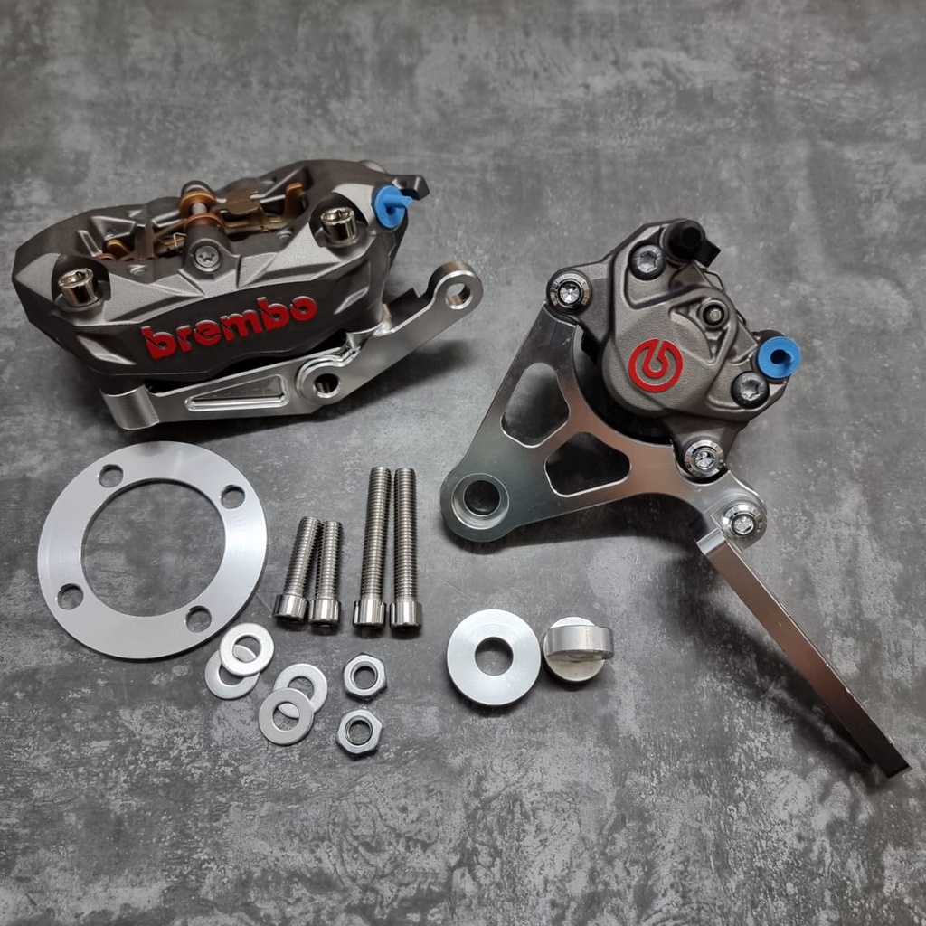 Y15ZR Y16 RS150 RSX150 ORIGINAL BREMBO M3 K50 K5 4POT RED LOGO CALIPER