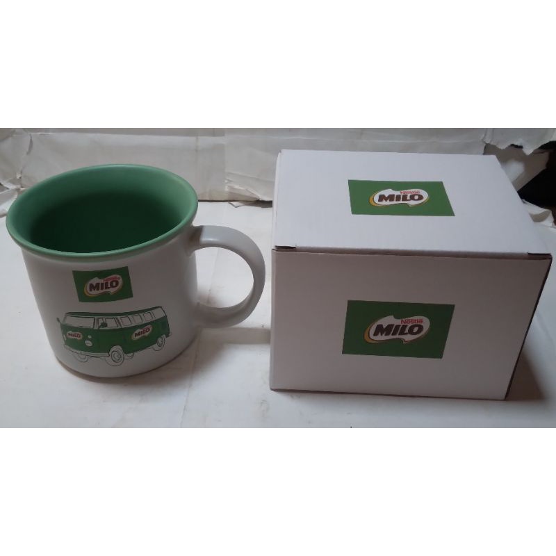 Limited Edition Nestle Milo Stoneware Big Mug Big Cup Kole Jom Minum Milo