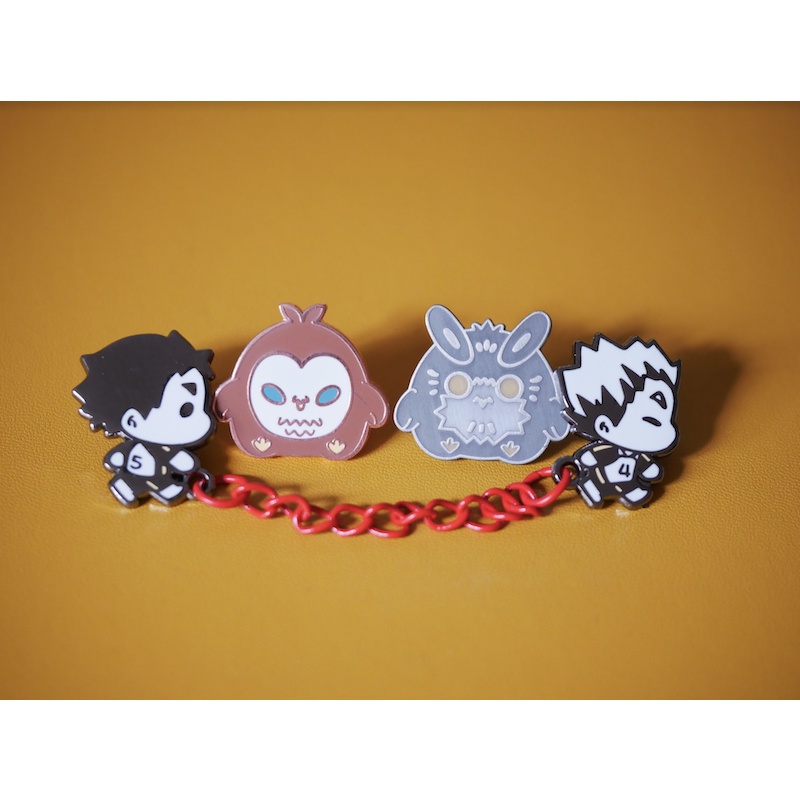 BokuAka (Haikyuu) Enamel Pins Shopee Malaysia