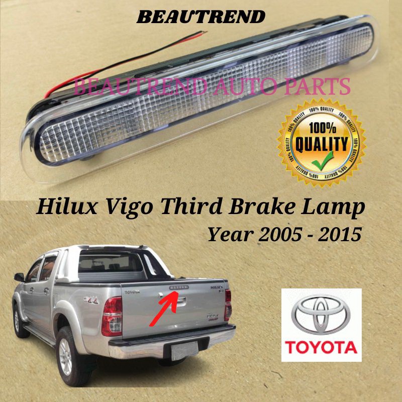 Factory Rear Brake Stop Light For Toyota Hilux Vigo Stop Light Belt Third 3Rd Brake Light Dynamic LED Stop Lamp