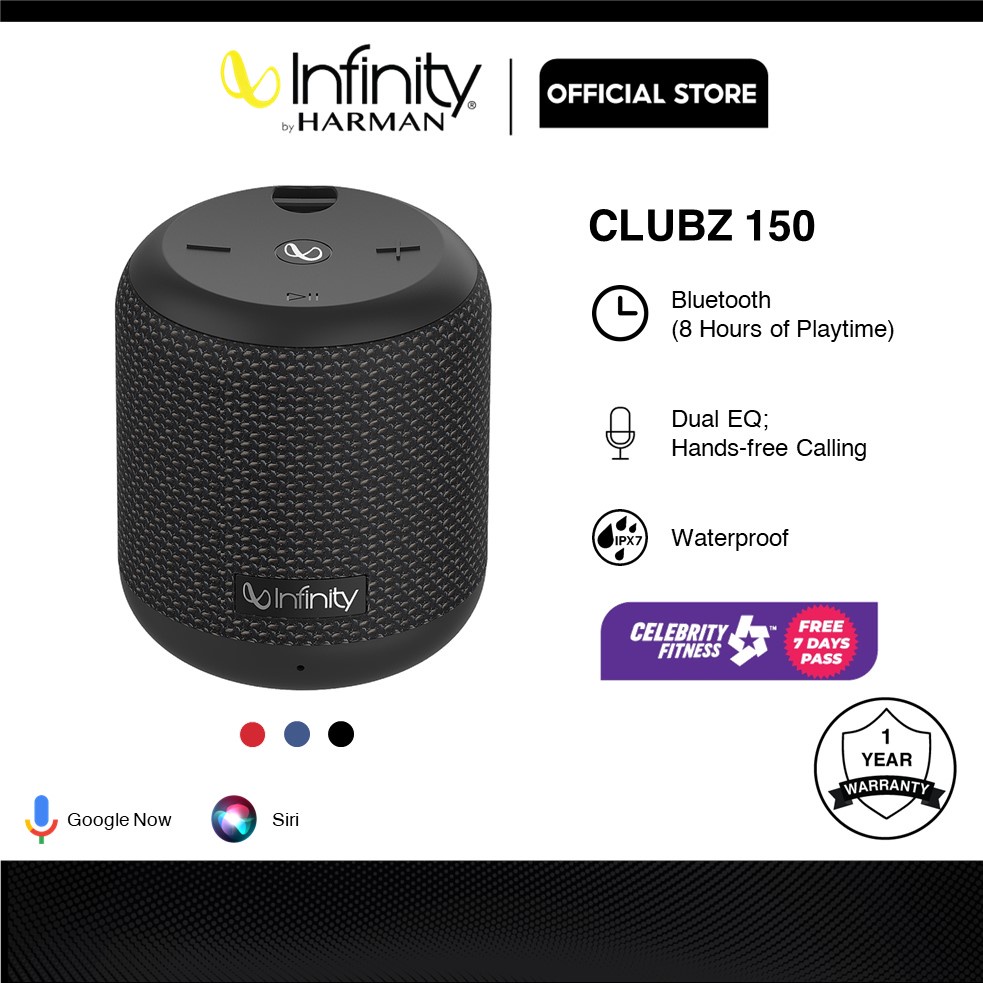 Infinity by HARMAN Clubz 150 Portable Bluetooth Speaker Shopee Malaysia
